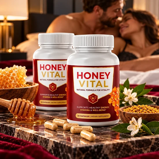 Two Honey Vital bottles