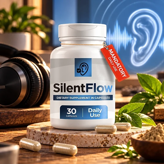 SilentFlow capsules bottle